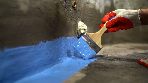 SJ Waterproofing Pros commercial waterproofing team near Fenwick, MI